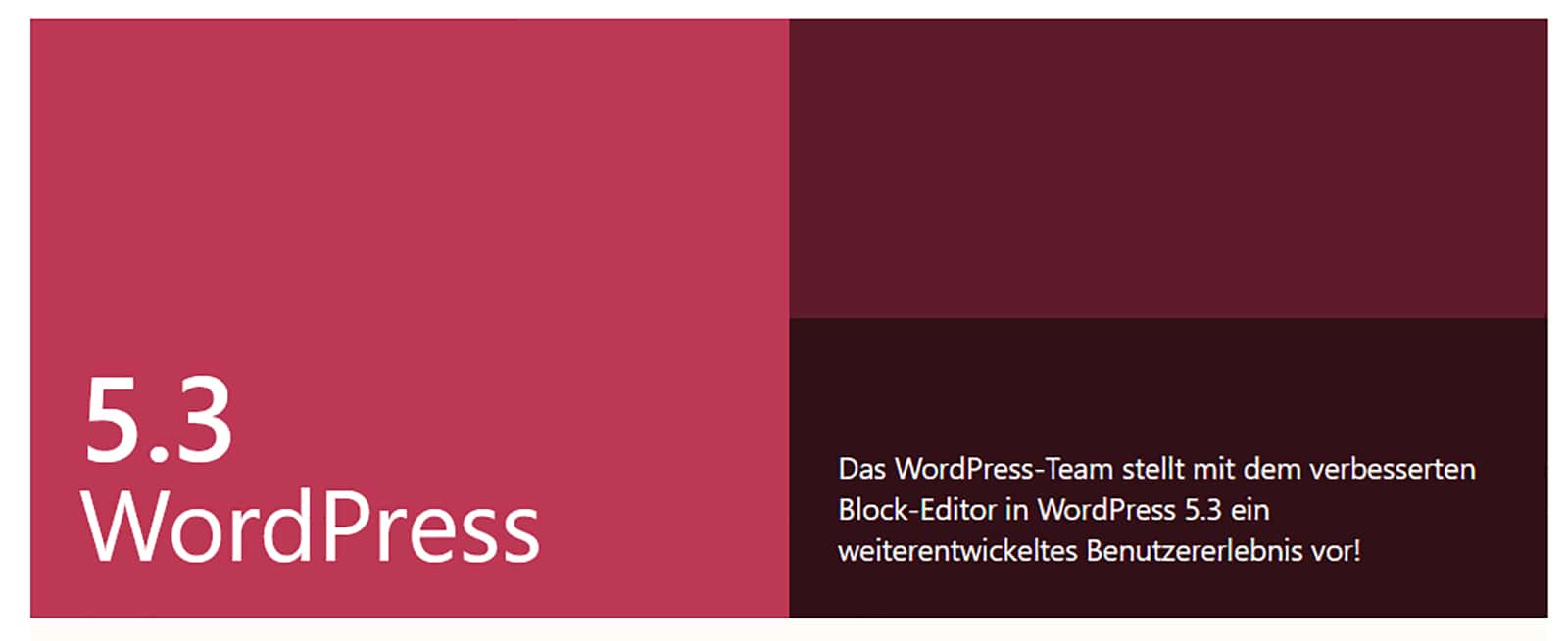 wordpress-5.3.-ist-da