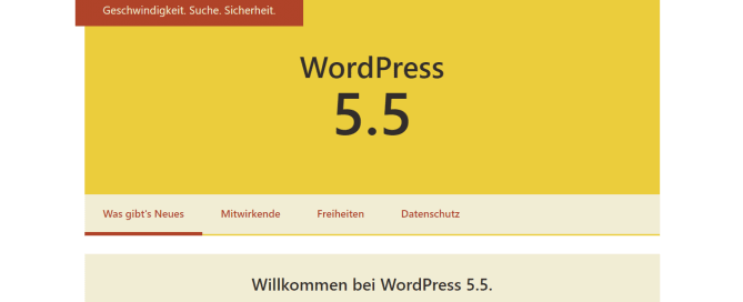 wordpress update-5.5