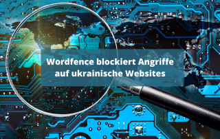 ordfence blockiert Angriffe auf ukrainische Website